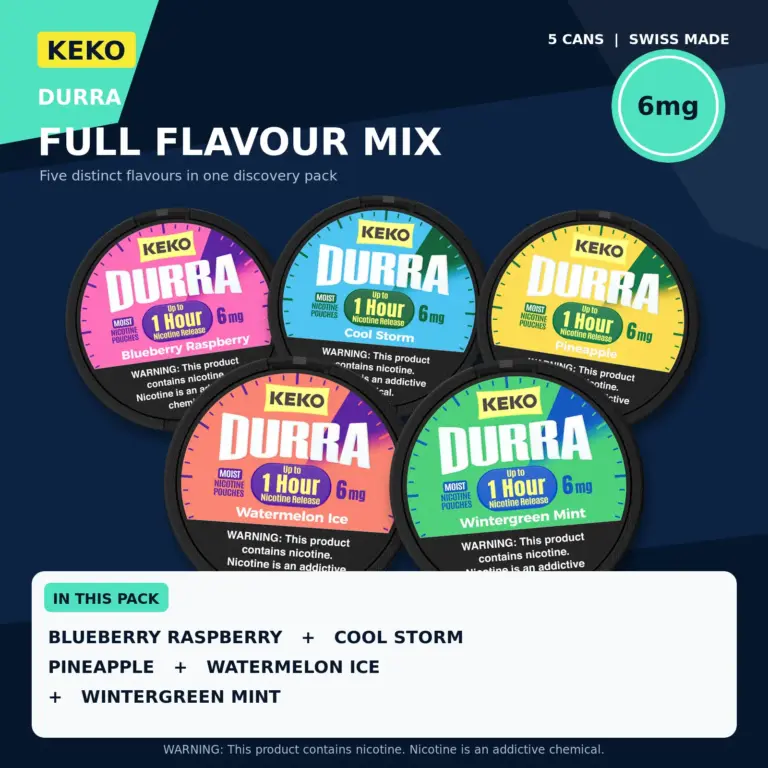 KEKO DURRA Full Flavour Mix 5-Pack